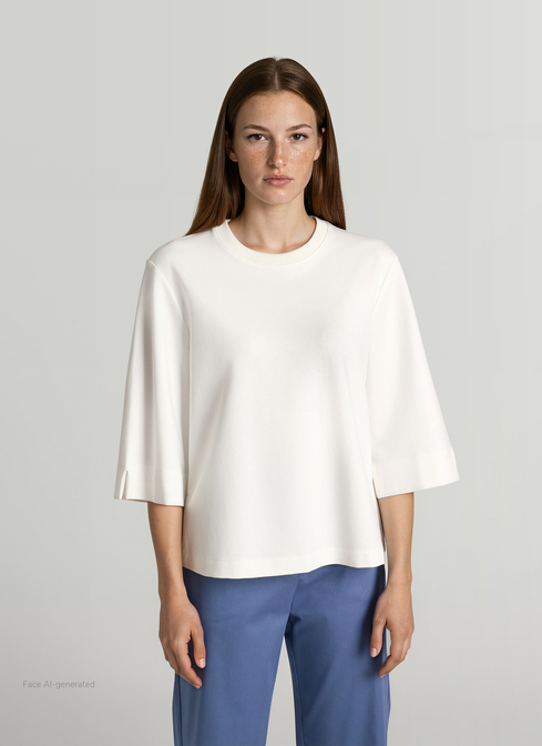 Longsleeve Rundhals 3/4 Arm width=
