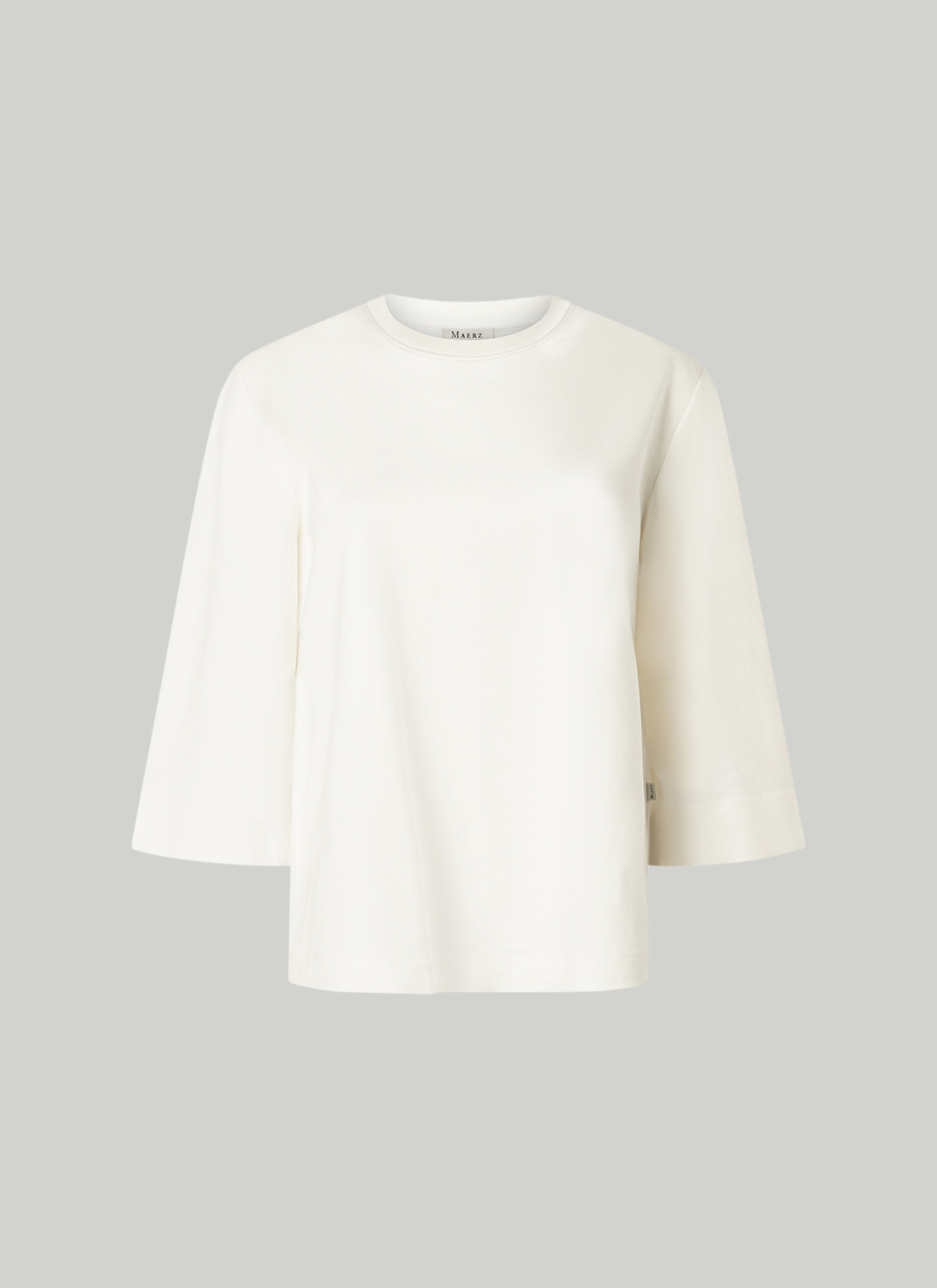 Longsleeve Rundhals 3/4 Arm, New White 