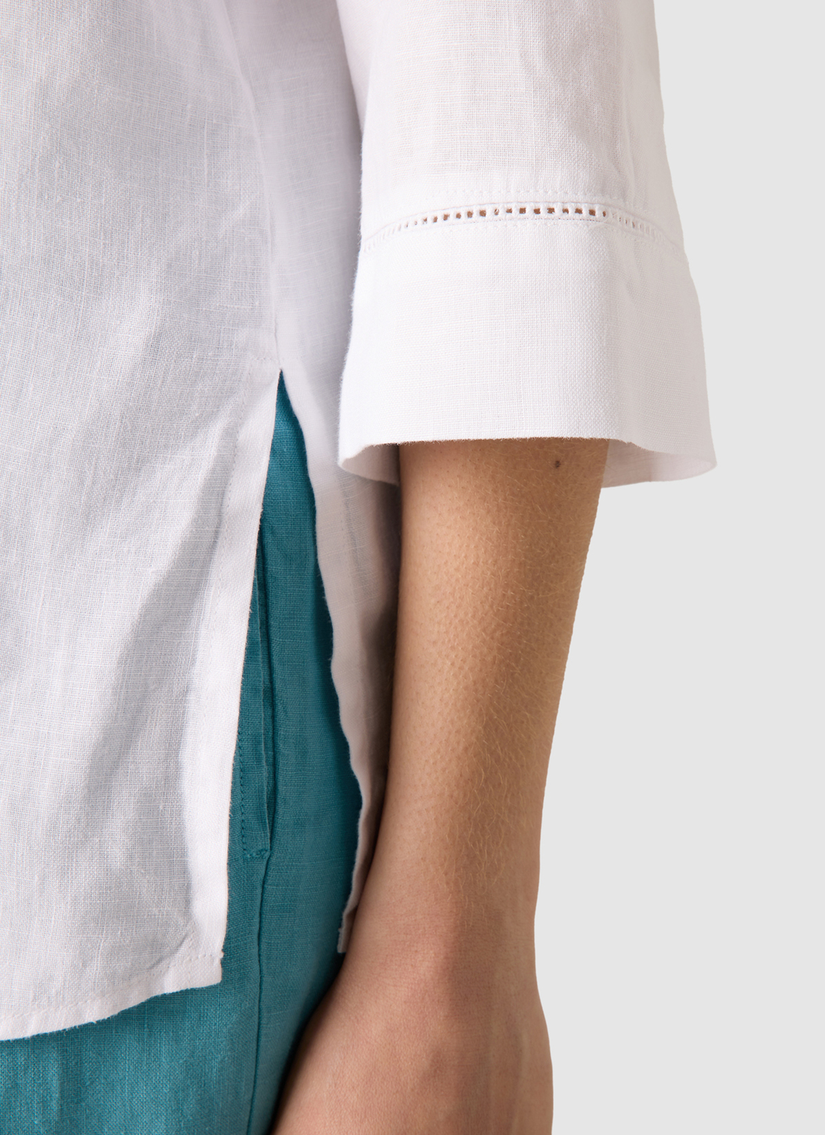 Tunika 1/1 Arm, Pure White Detailansicht 1