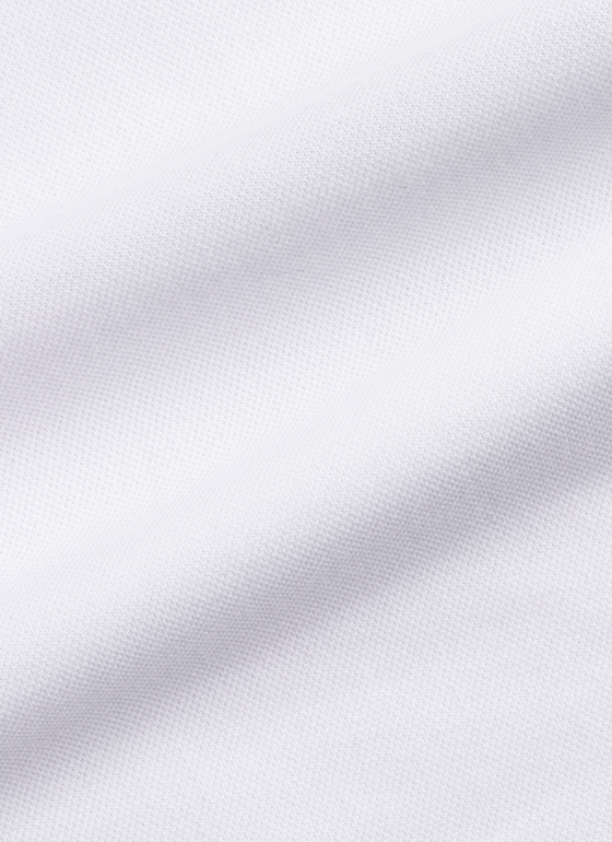 Poloshirt Pure White Frontansicht