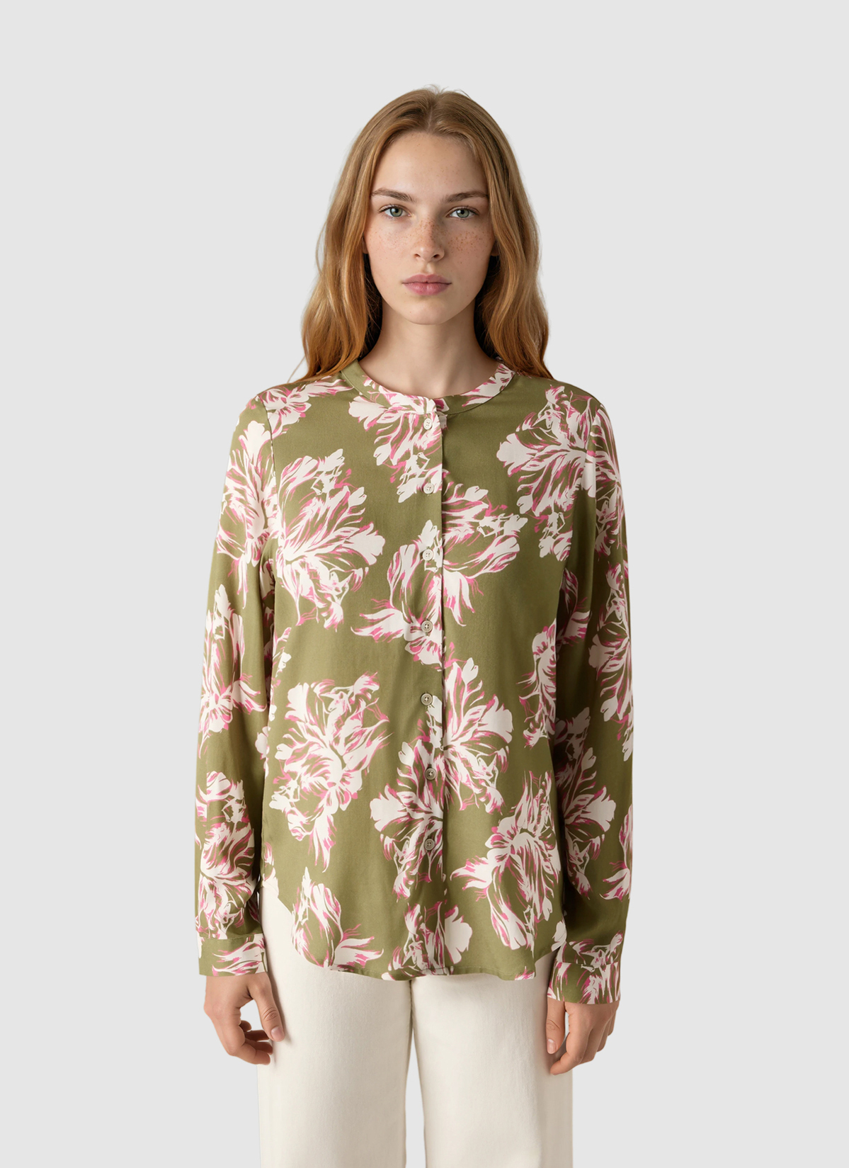 Bluse 1/1 Arm, Dried Herb Detailansicht 2