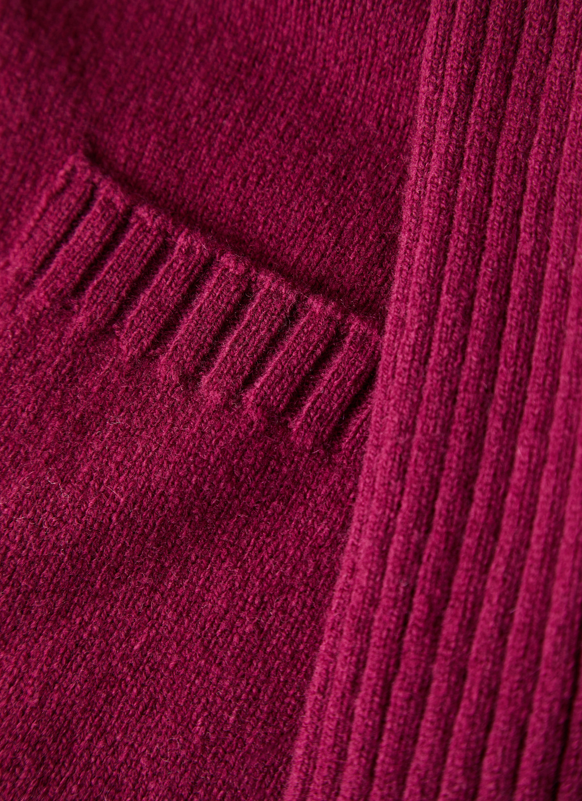 Strickjacke Schalkragen 1/1 Arm, Bordeaux 