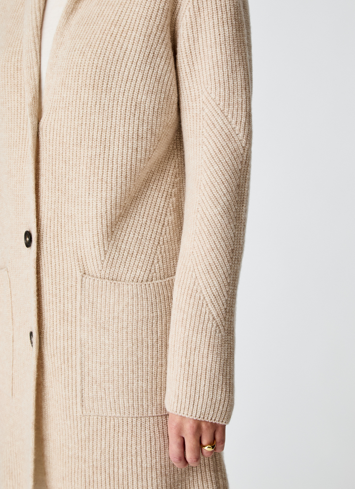 Strickjacke 1/1 Arm, British Tea Detailansicht 2