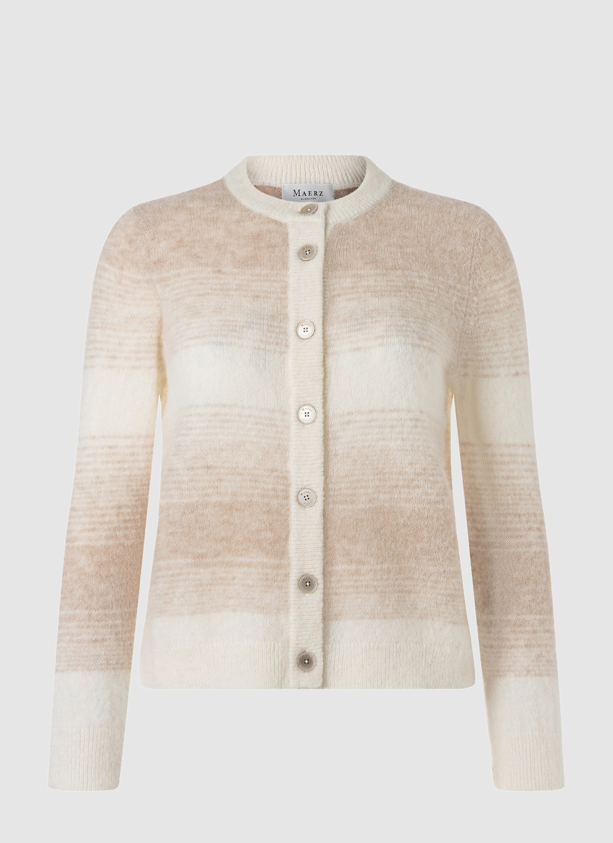 Strickjacke 1/1 Arm, Sand