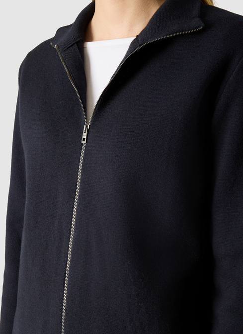 Strickjacke Zip 1/1 Arm width=