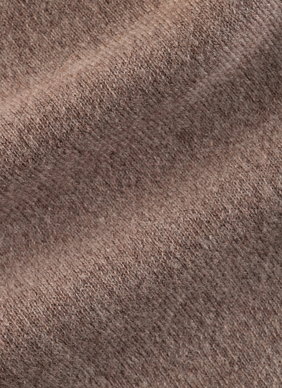 Strickjacke 1/1 Arm Taupe Grey Frontansicht