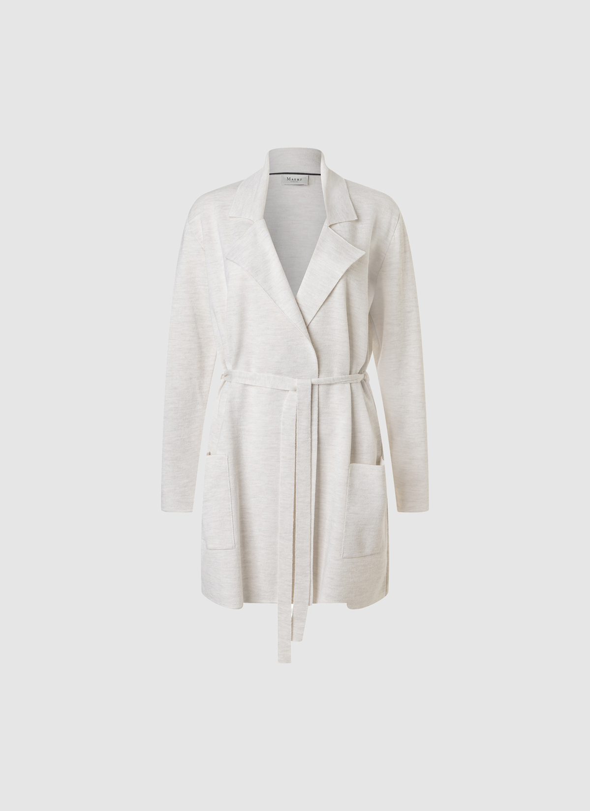 Strickjacke 1/1 Arm, Off White Frontansicht