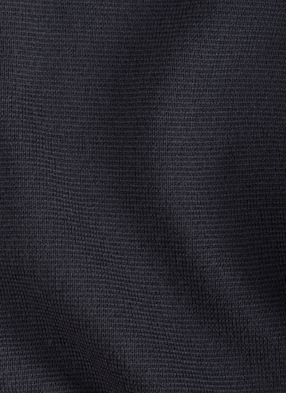Strickjacke lang Navy Frontansicht