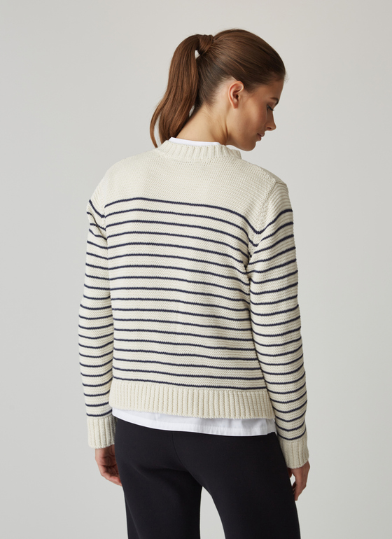 Strickjacke 1/1 Arm Bright Night Frontansicht
