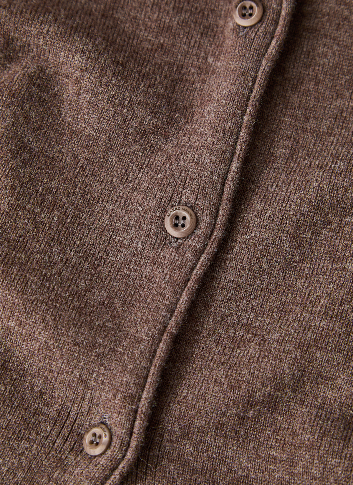 Strickjacke Knopf 1/1 Arm, Hardwood 