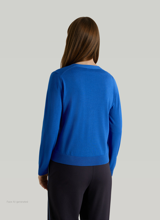 Strickjacke 1/1 Arm Nordic Light Frontansicht
