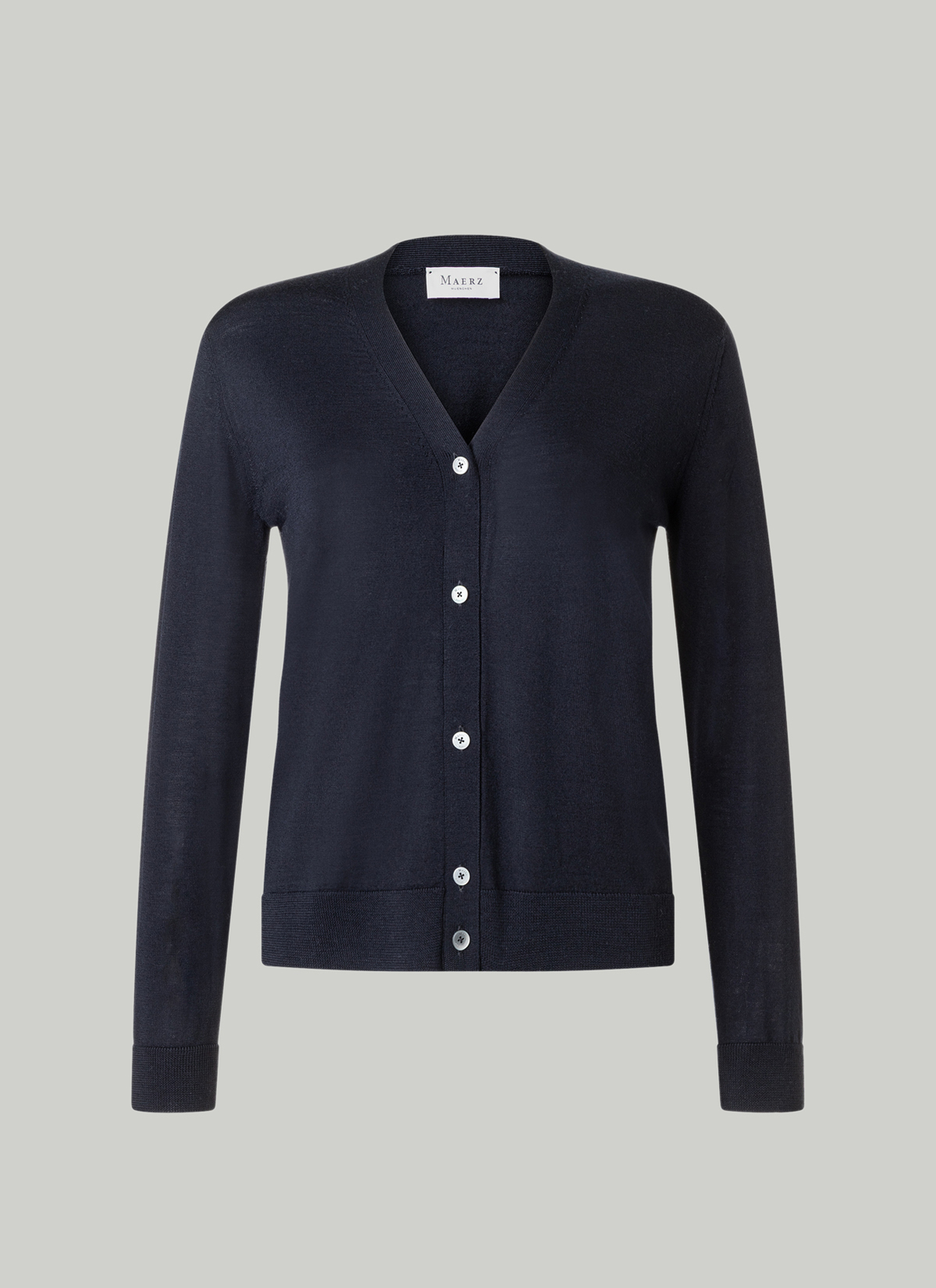Strickjacke 1/1 Arm, Navy 