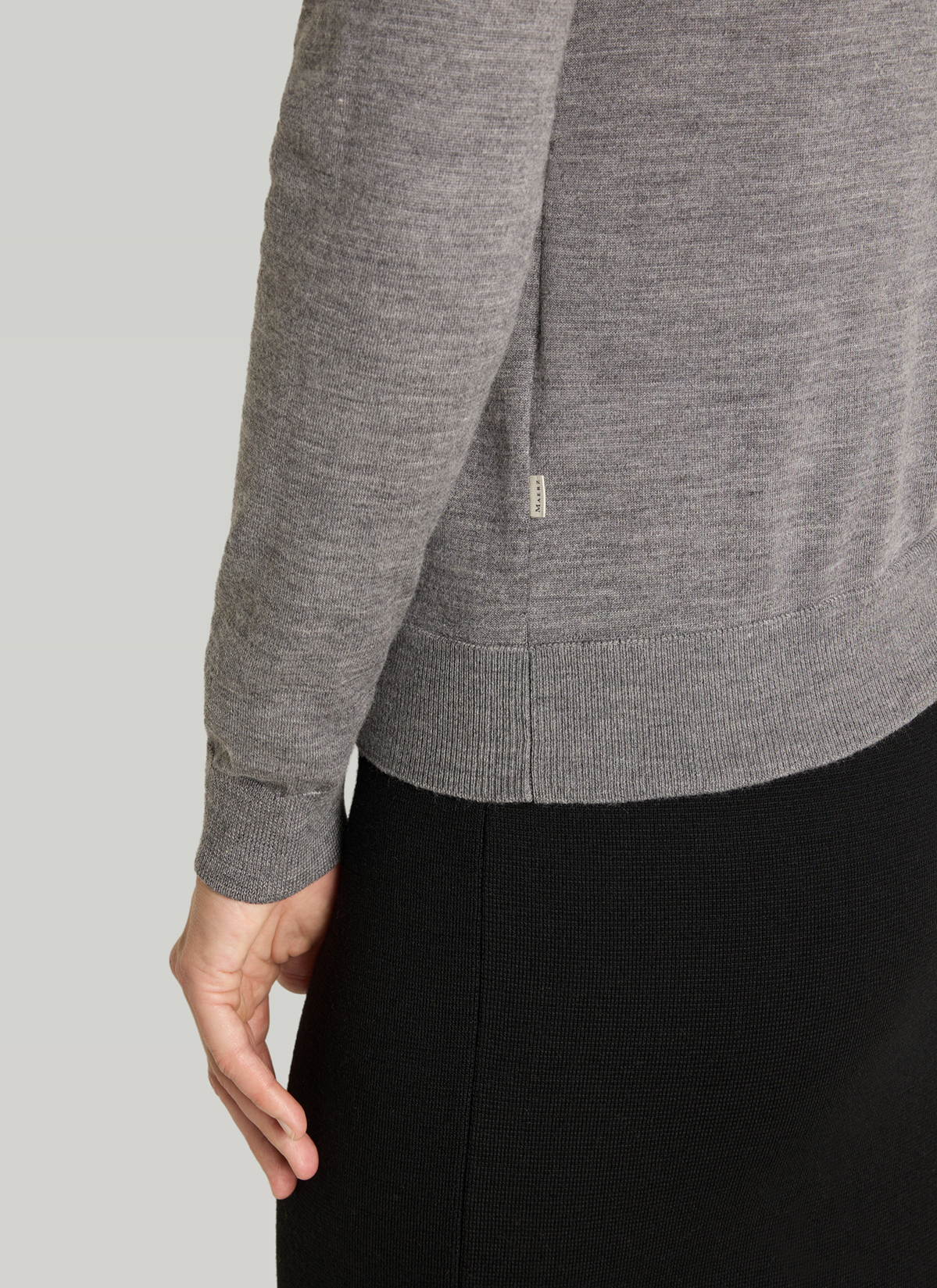 Strickjacke Knopf 1/1 Arm, Shark Skin Detailansicht 1