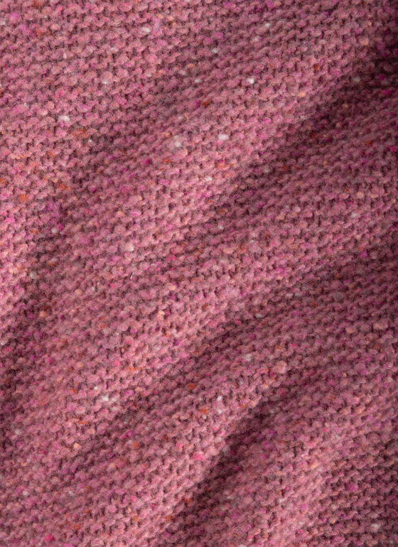 Strickjacke 1/1 Arm Peony Red Frontansicht