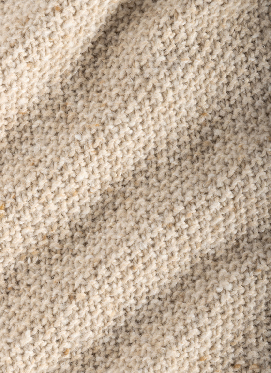 Strickjacke Knopf 1/1 Arm Frosted Dune Frontansicht