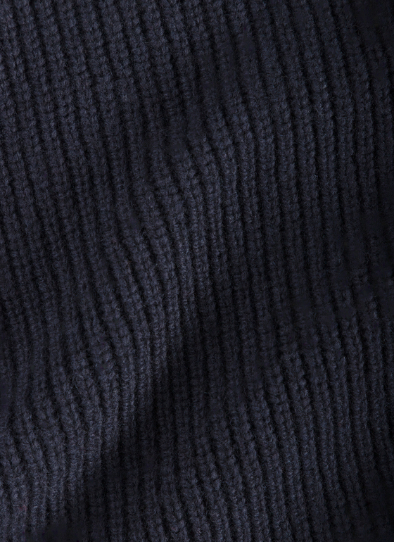 Strickjacke 1/1 Arm Navy Frontansicht