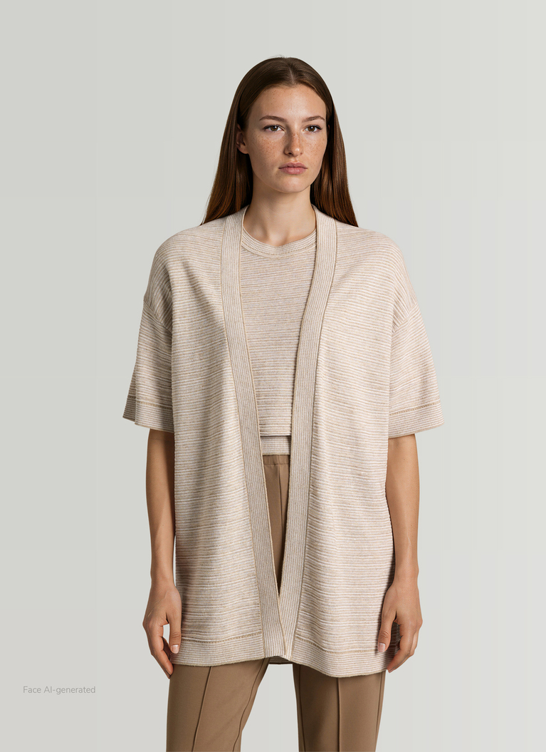 StrickjackeBeach Frontansicht