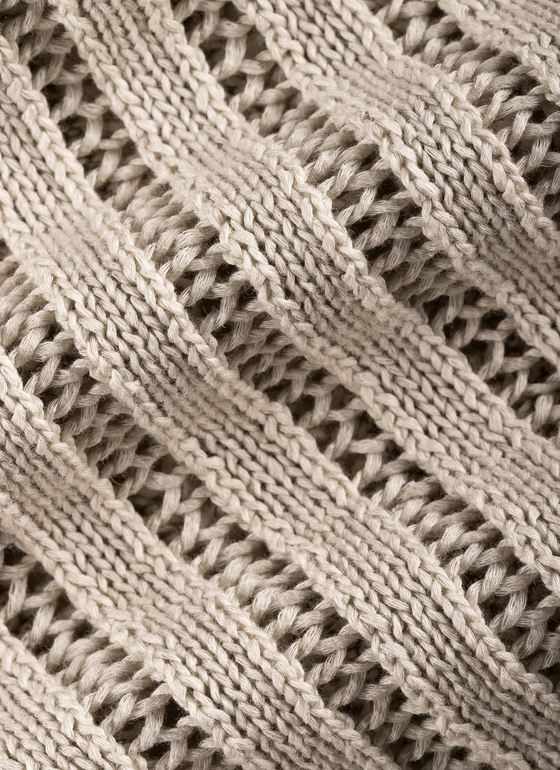 Strick Cardigan 1/1 Arm Beach Frontansicht