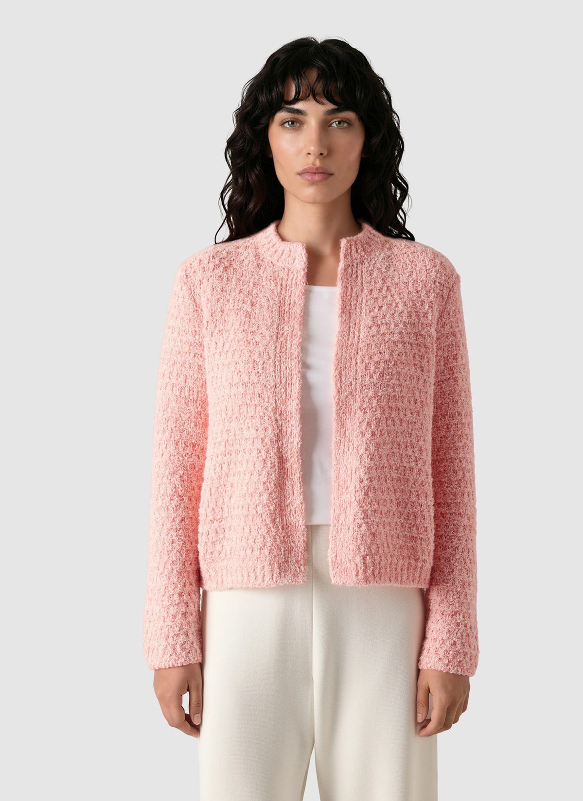 Strickjacke 1/1 Arm, Coral Reef Detailansicht 2