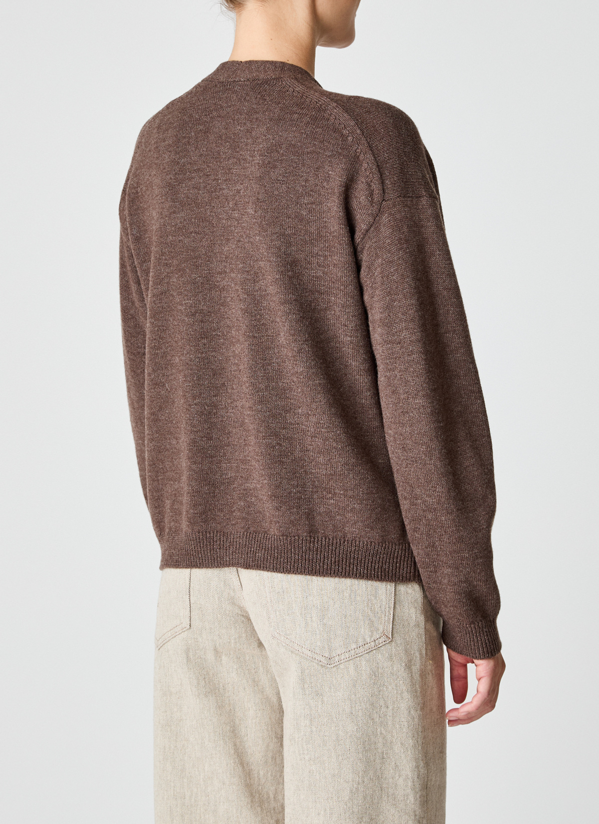Strickjacke, Hardwood Rückansicht