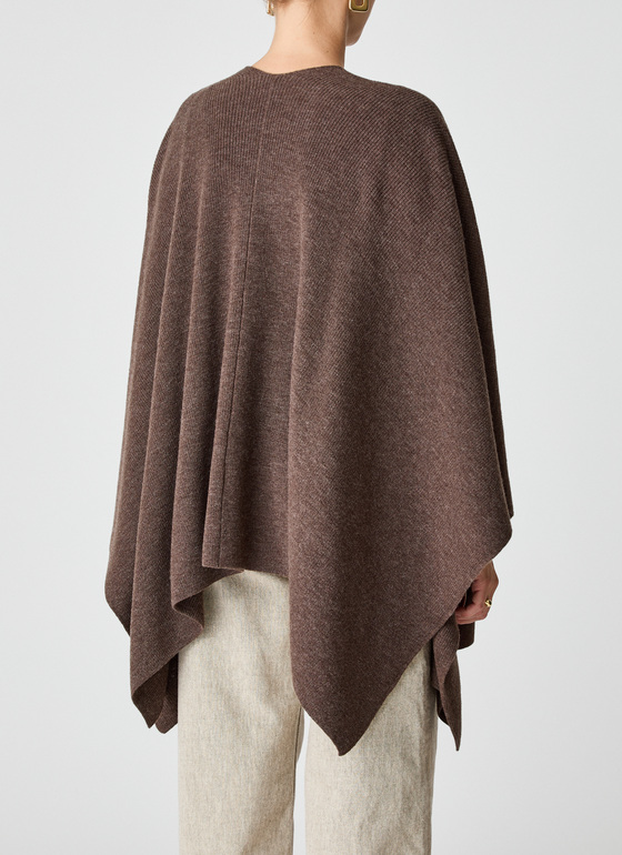 Strick Cardigan 1/2 Arm Hardwood Frontansicht