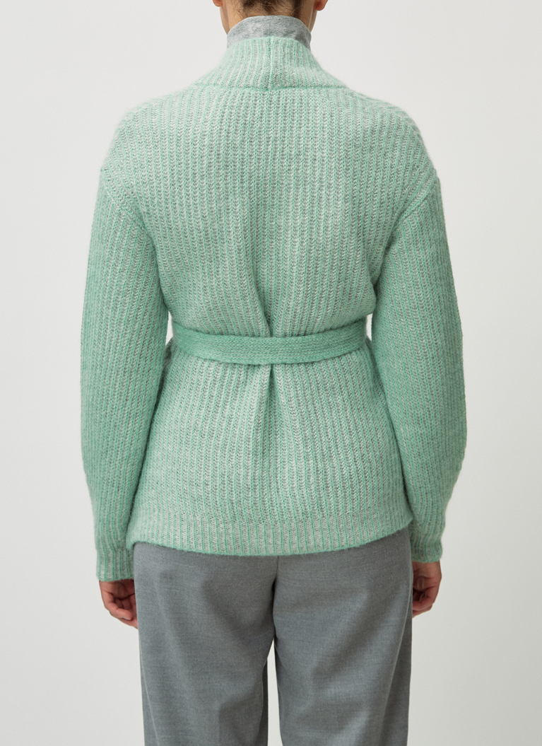 Strickjacke 1/1 Arm, Green Mint Rückansicht