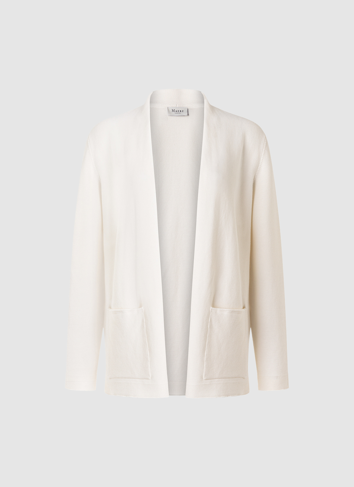 Strickjacke 1/1 Arm, New White 