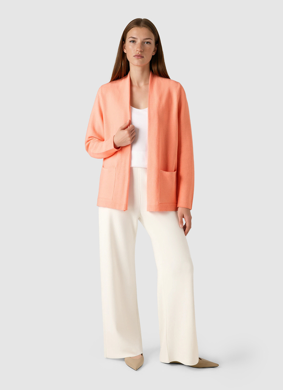 Strickjacke 1/1 Arm Coral Reef Frontansicht