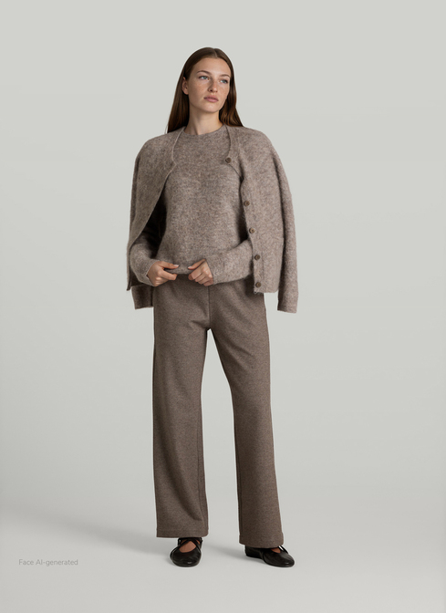 Pullover Rundhals 1/1 Arm width=