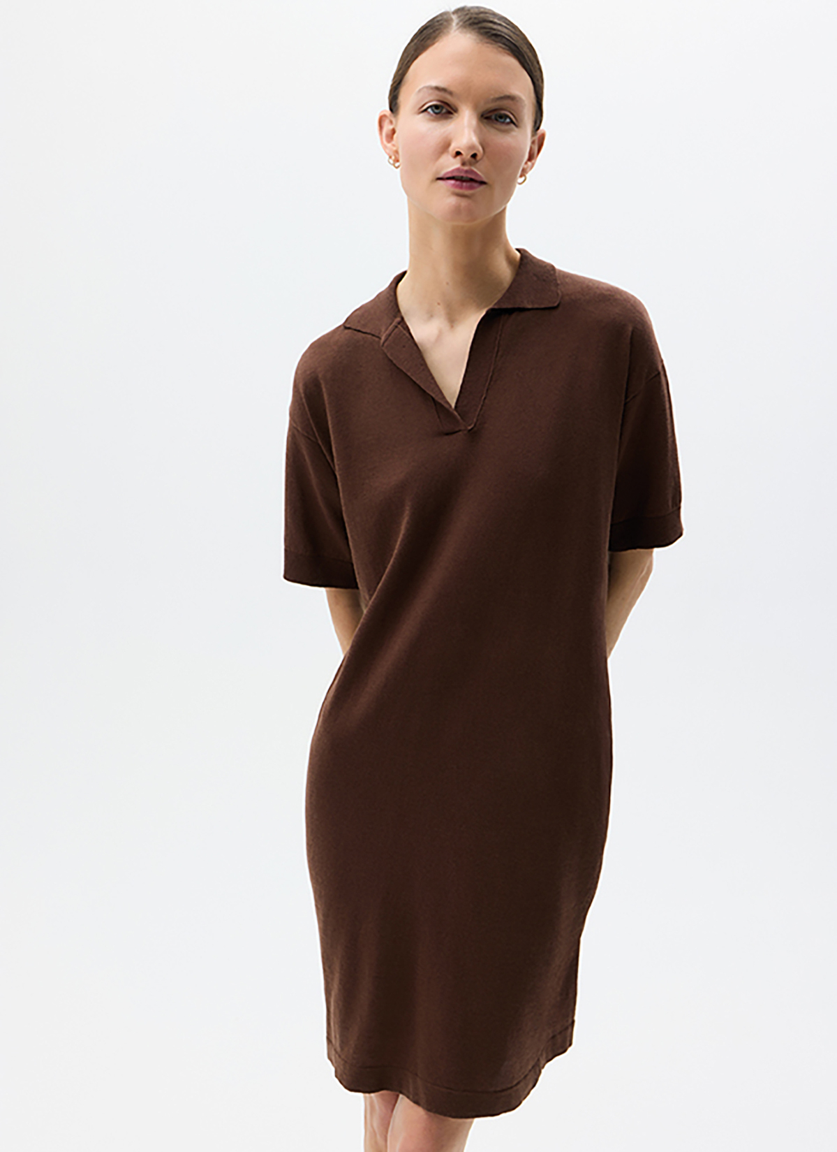 Kleid, Charming Brown Frontansicht