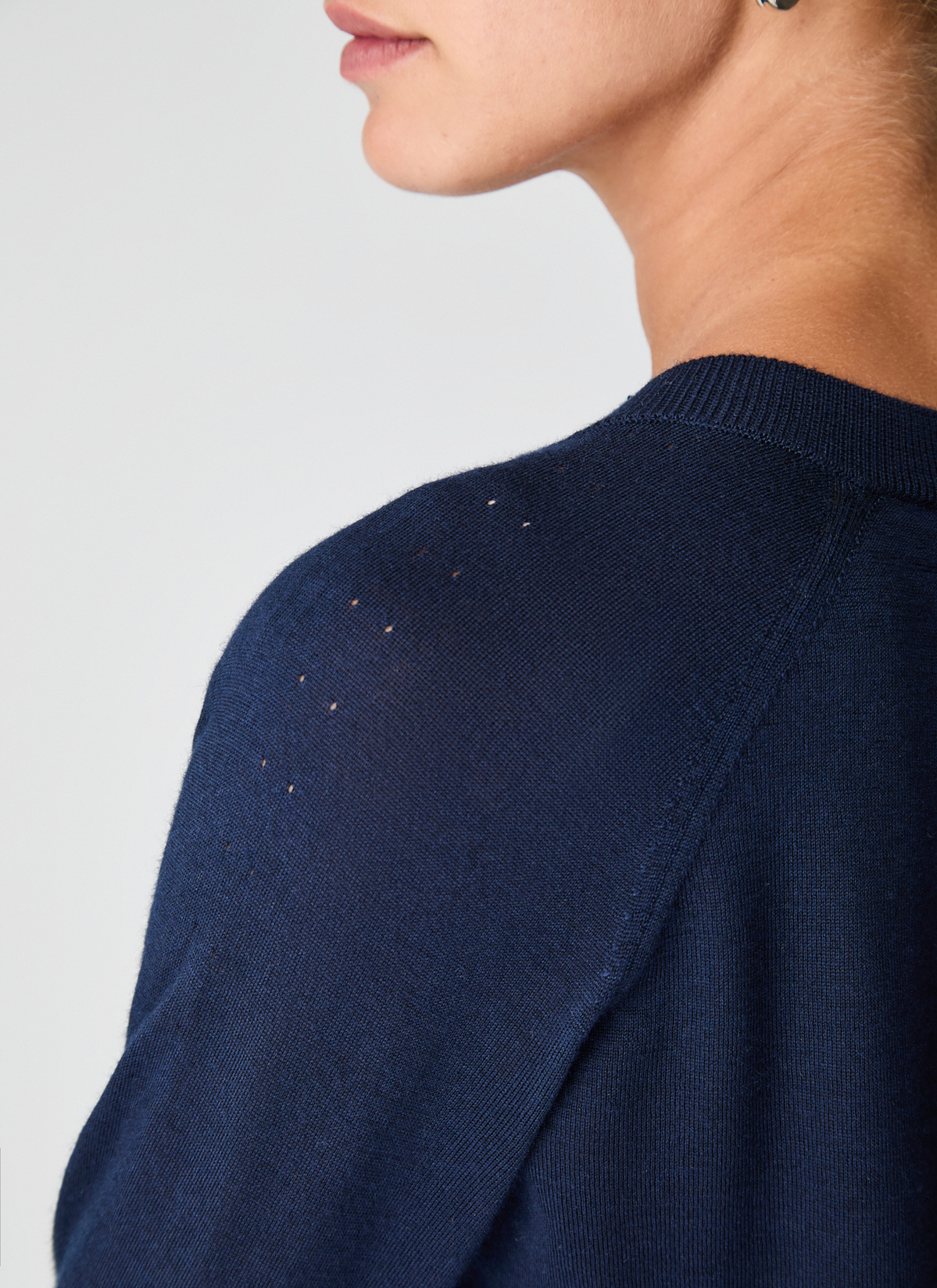 Pullover V-Ausschnitt 1/1 Arm, Bright Night Detailansicht 2