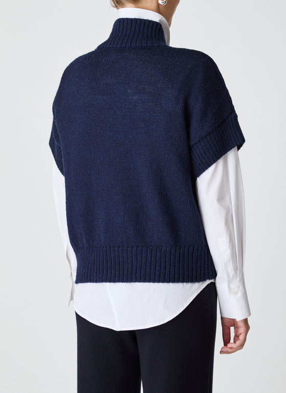 Pullunder Navy Frontansicht