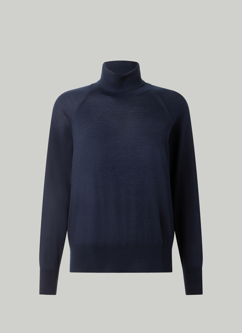 Pullover Rollkragen 1/2 Arm width=