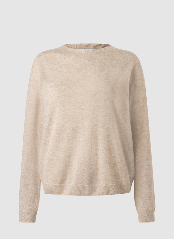 Pullover Rundhals 1/1 Arm French Oak Frontansicht