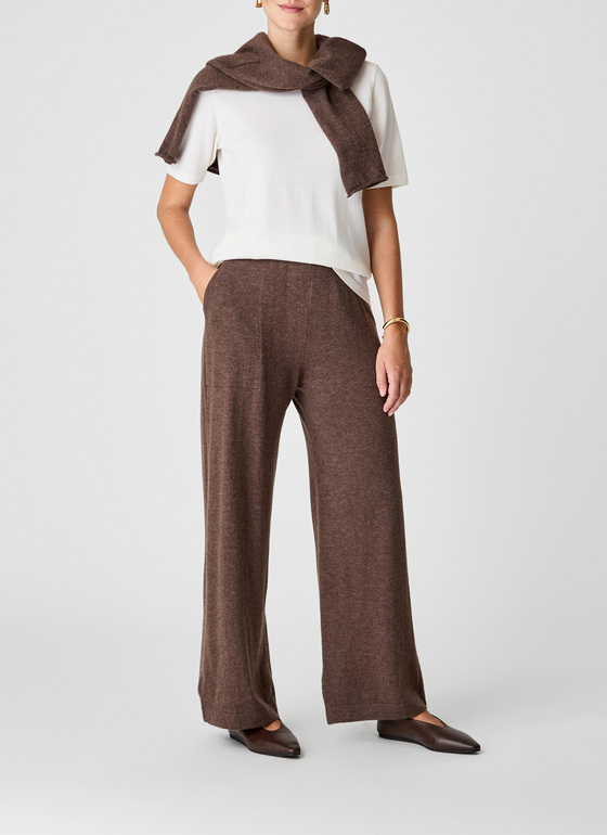 Pullover Rundhals Off White Frontansicht
