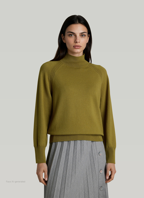 Pullover Stehkragen 1/1 Arm width=