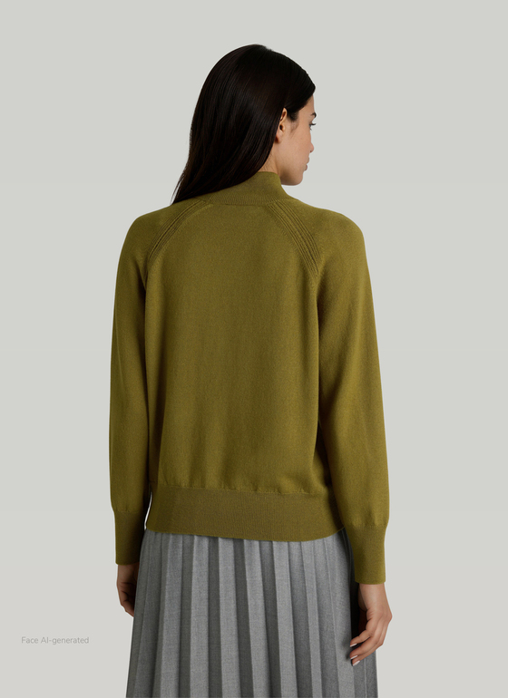 Pullover Stehkragen 1/1 Arm Autumn Forest Frontansicht