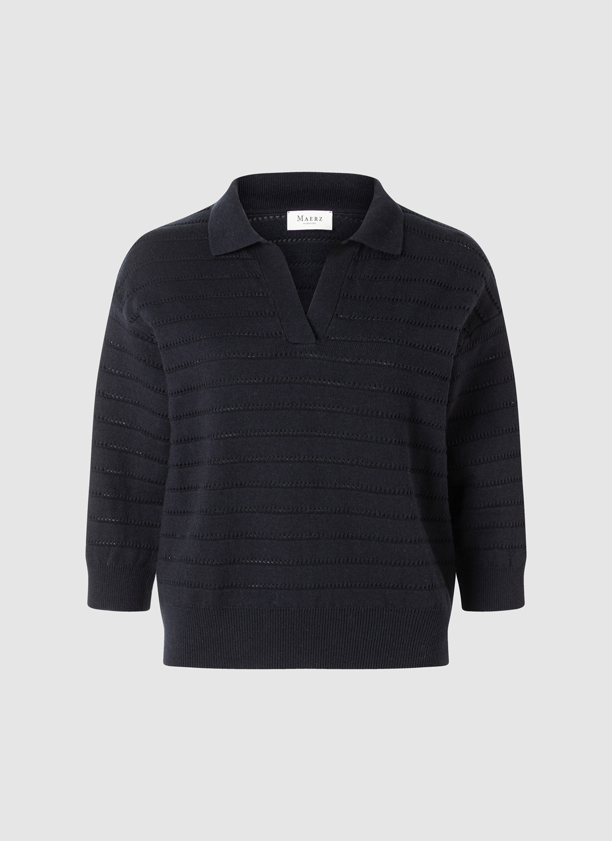 Pullover Polo 1/2 Arm, Navy