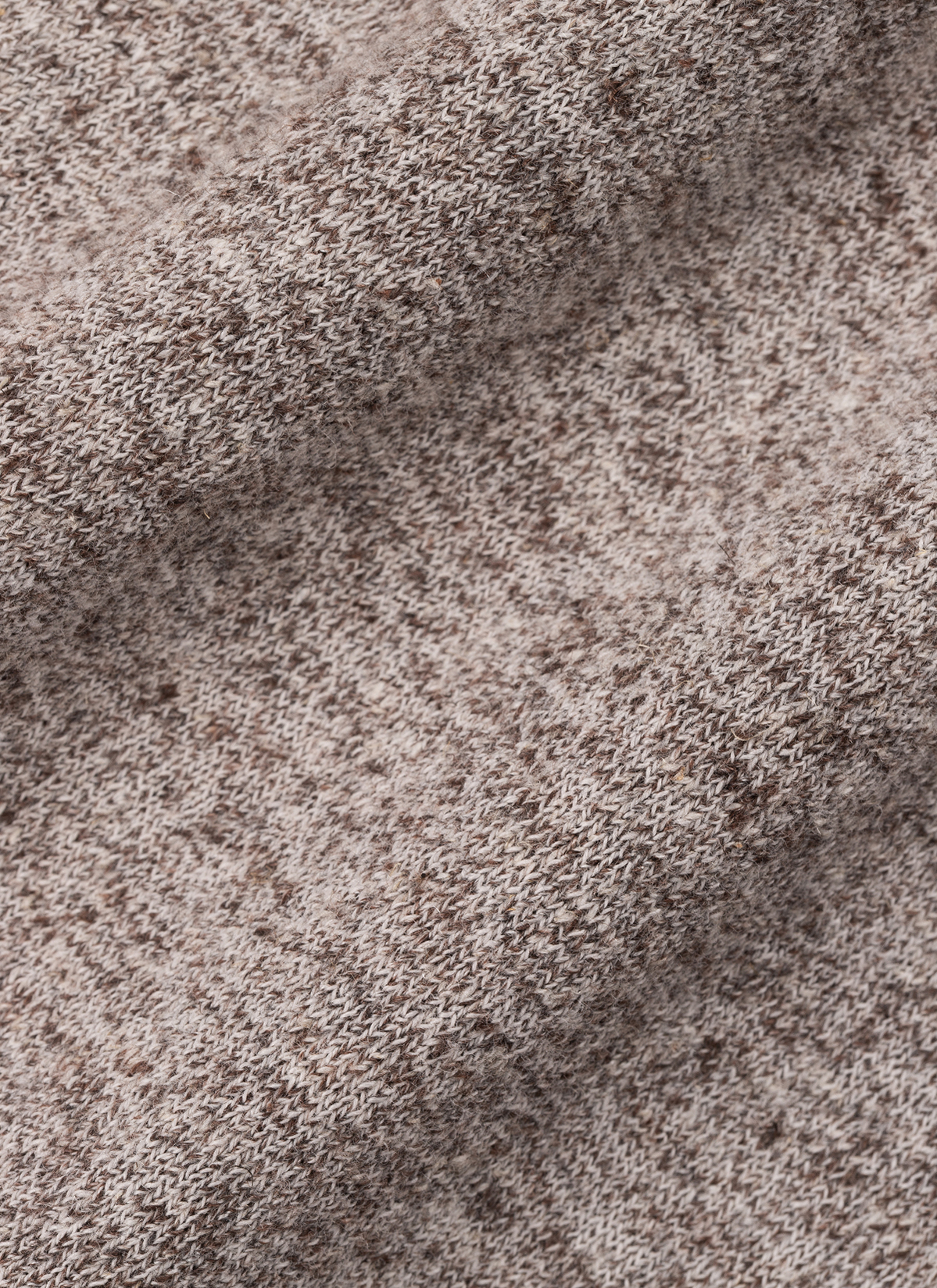 Pullover Rundhals 1/1 Arm, Pale Brown 