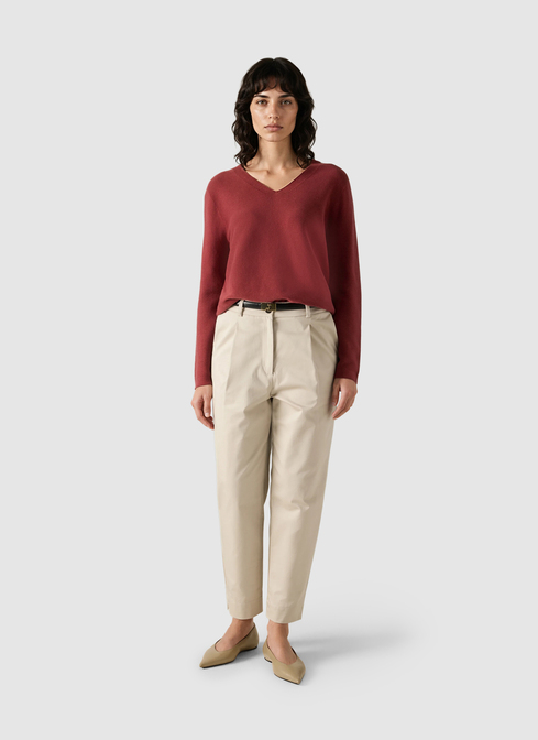 Pullover V-Ausschnitt 1/1 Arm width=
