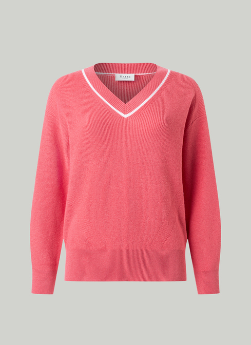 Pullover V-Ausschnitt 1/1 Arm width=