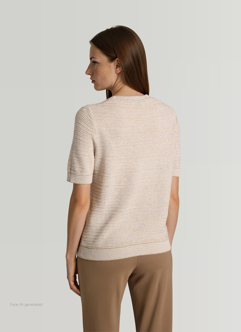 Pullover Rundhals 1/1 Arm width=