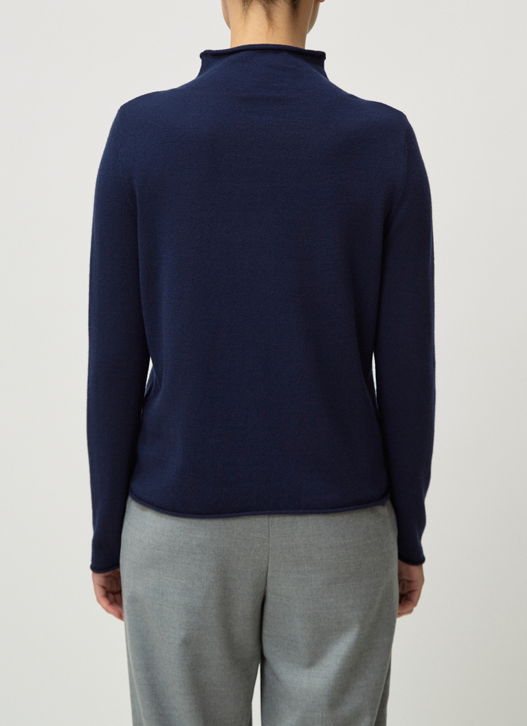 Pullover Stehkragen 1/1 Arm, Bright Night Rückansicht