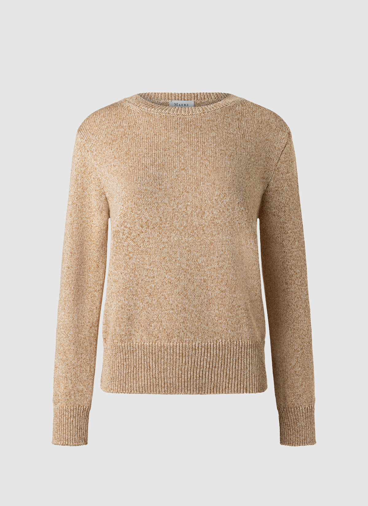 Pullover Rundhals 1/1 Arm, Sesame 