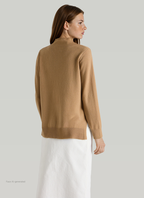 Pullover Stehkragen 1/1 Arm width=