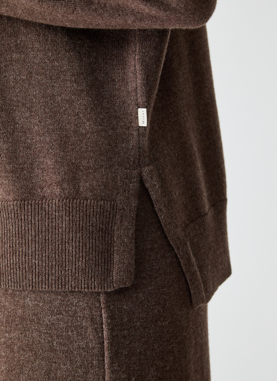 Pullover Stehkragen 1/1 Arm Hardwood Frontansicht