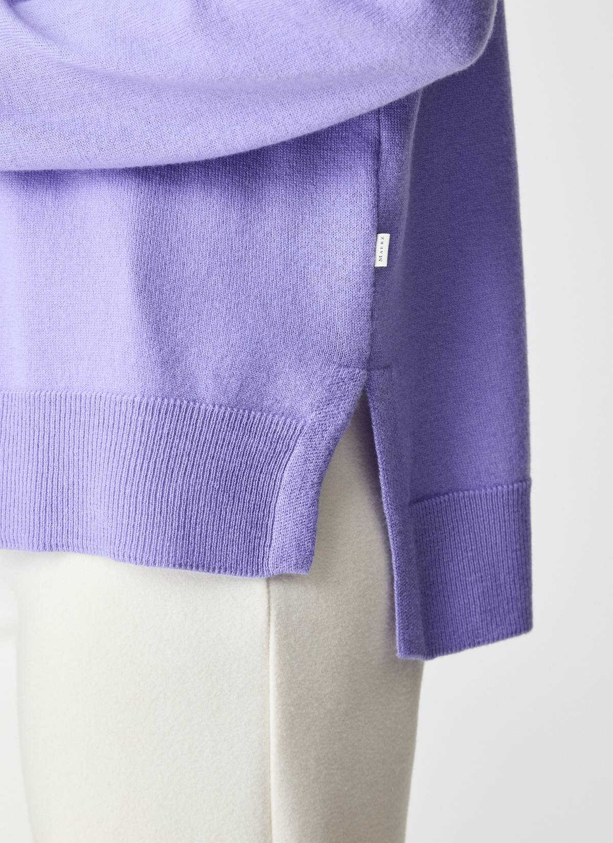 Pullover Stehkragen 1/1 Arm, Frosted Lavender Detailansicht 2