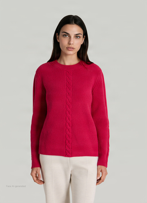 Pullover Rundhals 1/1 Arm width=