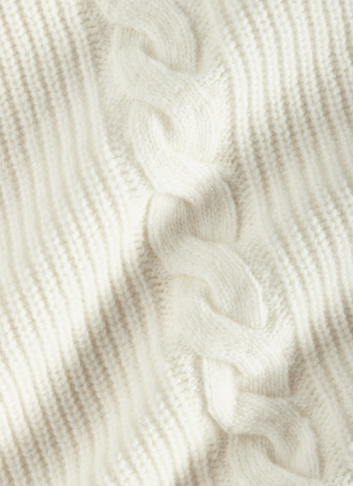 Pullover Rundhals 1/1 Arm, New White