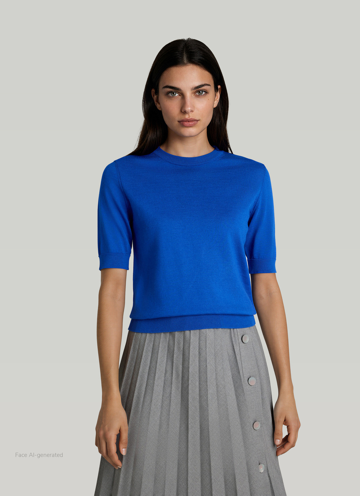 Pullover Rundhals 1/1 Arm, Nordic Light Frontansicht